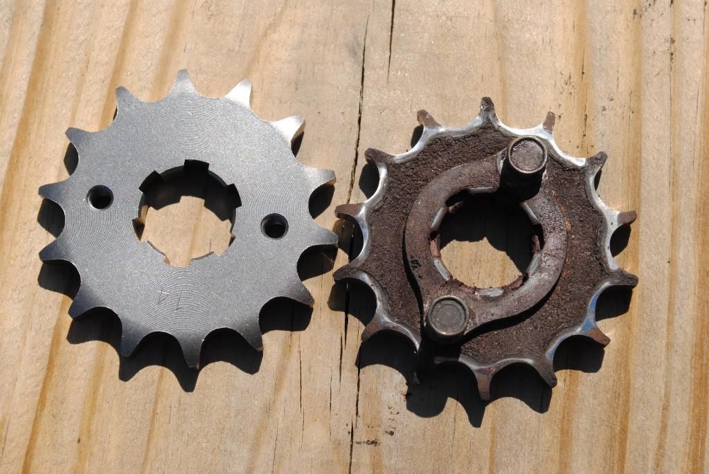 Chain and Sprockets Replacement Pictorial TW200 Forum